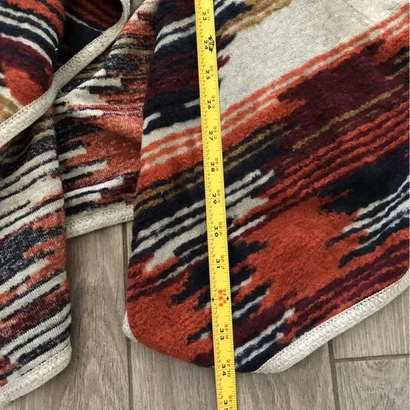 Lucky Brand|Boho Aztec print open front knit drapey cardigan,NWT,Size small-CUTE - Picture 16 of 16